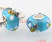 DW010 小蜜蜂琉璃大孔动物珠 beads 小蜜蜂a琉璃珠 玻璃珠glass
