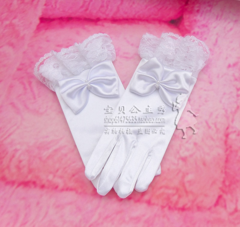 Gants pour fille en satin - Ref 2151362 Image 1