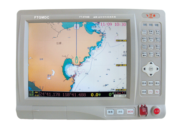 正品 飞通FT-8700B 船用避碰仪AIS设备B级(12.1寸)带渔检证书