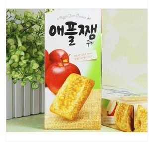 韩国进口食品韩国饼干乐天打糕韩国乐天苹果派  果味打糕派230克