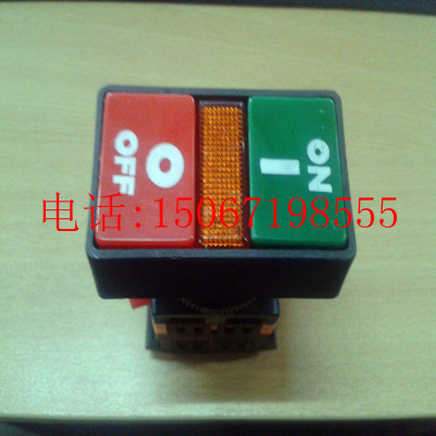 马可按钮 PPBB-30N 长方形双头带灯按钮开关，双键带灯按钮