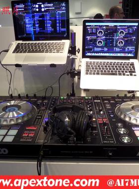 DJ laptop stand双臂升降打碟机效果器声卡笔记本电脑支架托架子