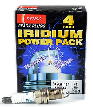 电装SK20R11适配丰田凯美瑞rav4佳美雷克萨斯铱金火花塞 4支装