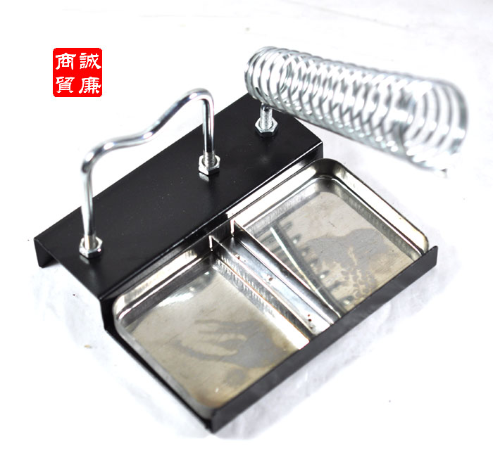 摩托车修理工具 全金属双盘电烙铁插架HB-89