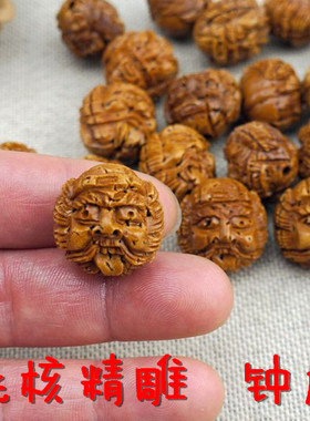 桃核手串手链精品钟馗十八罗汉