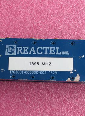美国进口 REACTEL 1895MHz SMA RF 射频微波同轴腔体带通滤波器