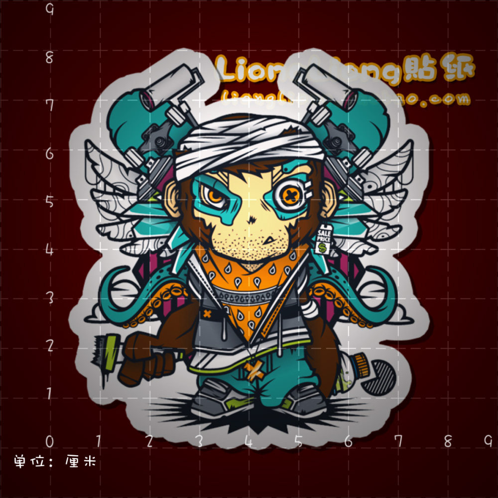 Autocollant pour vélo - Ref 2282475 Image 1