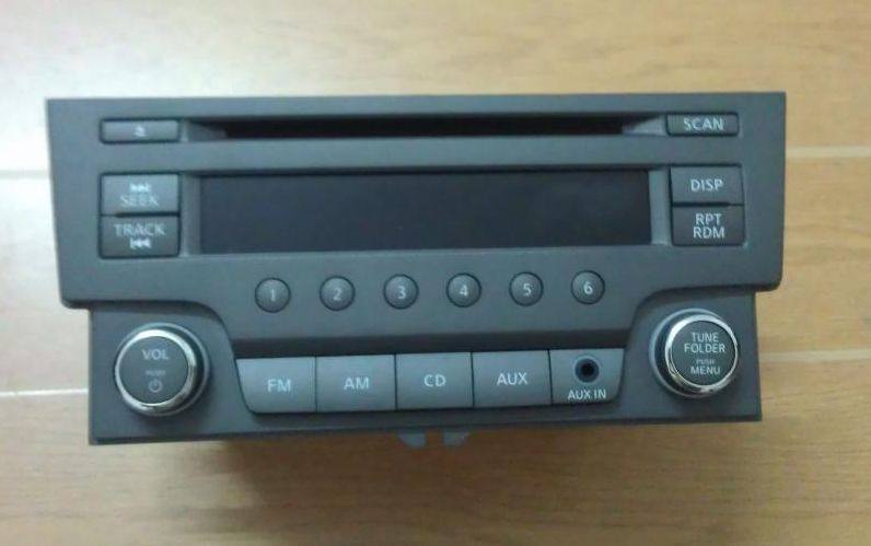 日产尼桑新轩逸原车航盛单碟CD/MP3主机 支持aux功能 面包车改装
