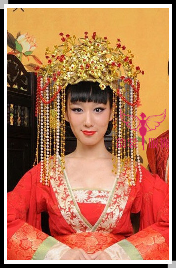 古装贵妃凤冠新娘发饰品