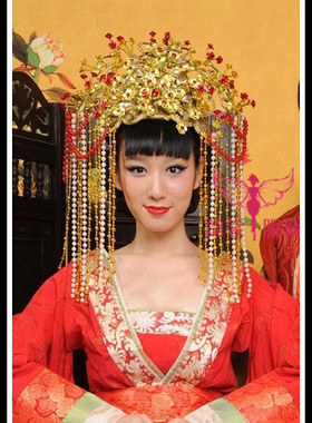 古装贵妃凤冠新娘发饰品