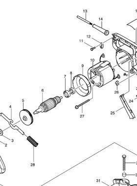 牧田Makita界铝机斜断锯LS1030N原装零配件