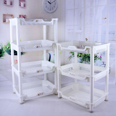 顺美浴室置物架 塑料杂物架 厨房收纳架 浴室脸盆架 厨房整理架