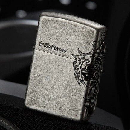 包邮正品佐罗zorro煤油打火机 古银侧十字标 创意复古火机