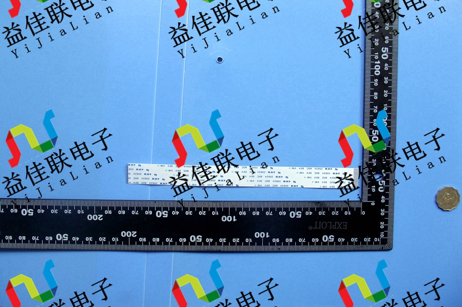 FFC扁平软排线 FPC液晶屏线0.5mm-30p-180mm-E型 可焊接