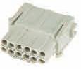 HARTING　重负荷电源连接器　12路 09140123101