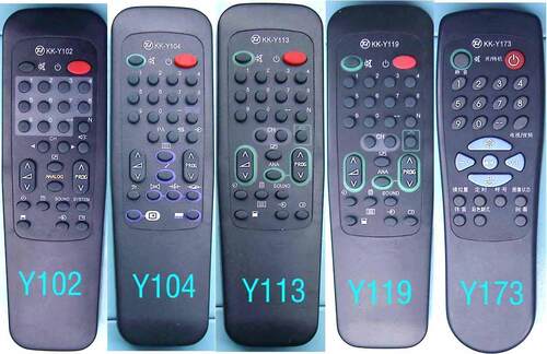 康佳KK-Y102/Y104/Y113/Y119/Y173原装电视机遥控器