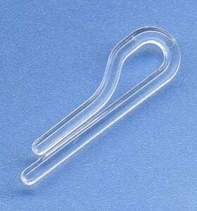 直销热卖Y002透明衬衫夹子白色夹子衣架衣夹衬衫配件袖口夹领口夹