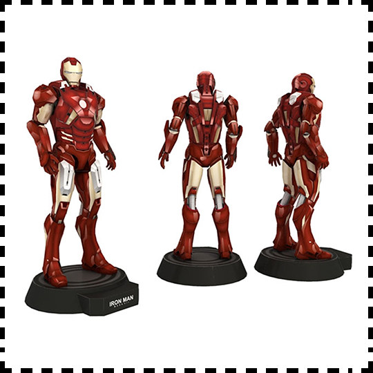 钢铁侠 mark7 钢铁侠盔甲 动漫人偶纸模型 军武宅创意机甲手工diy