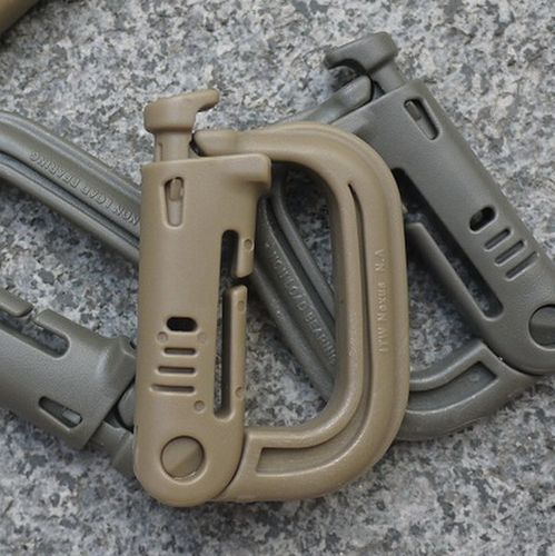 安全扣按压系统织带连接扣d型扣