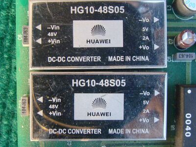 HUAWEI 华威HG10-48S05 入36-72V 出5V 2A DC-DC 电源模块
