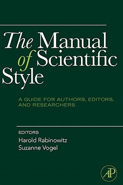【预售】The Manual of Scientific Style: A Guide for Authors