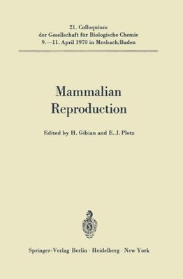 【预订】Mammalian Reproduction