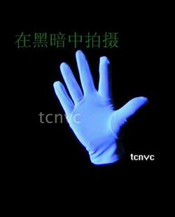手影舞专用手套 夜光手套 演出手套 表演手套 荧光手套 魔术手套