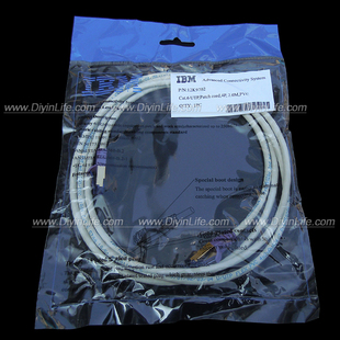 原装进口 IBM正品 IBM六类千兆网线 电脑主机网线 cat.6 UTP 2米