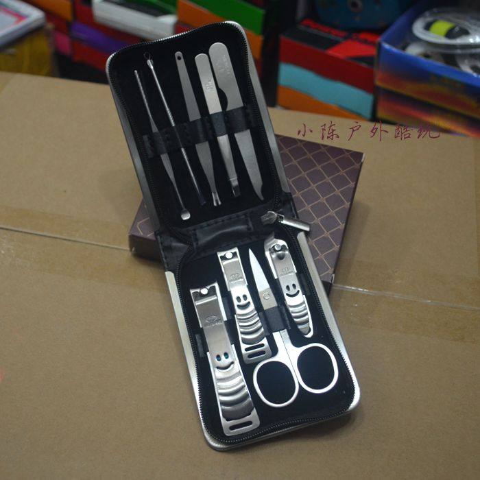 个人护理美甲美容9件手指甲指甲刀老韩版碳钢指甲钳套装定制LOGO,家庭/个人清洁工具,美甲/修甲套装,淘宝优惠券,粉丝福利购,淘宝优惠卷