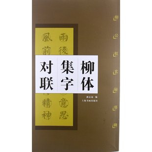 柳体集字对联:柳公权玄秘塔碑 中国对联集字字帖系列  潘志远 上海书画出版社
