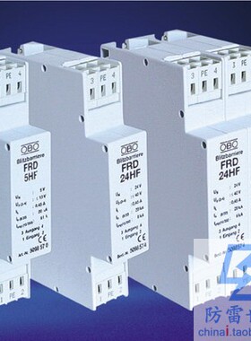 原装德国OBO信号系列控制线路FRD24HF浪涌保护器防雷器可议价