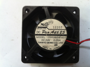 6025 24v 0.05A 正品 散热 6CM 双滚珠 风扇 109R0624F403