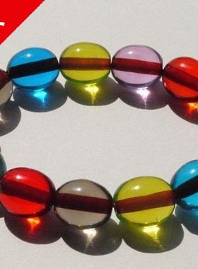 蜜蜡韩版时尚风招财多宝手串