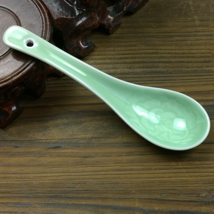 龙泉青瓷健康餐具汤羹创意小勺子