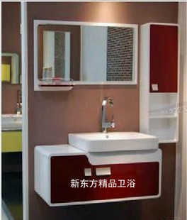 橡木浴室柜组合实木卫浴柜洗脸盆柜组合洗手盆柜组合DF865 美式