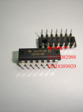 CD4001BE  原装正品进口 TI  DIP  全新