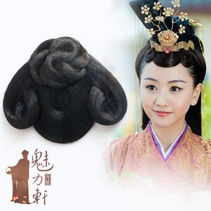 古装造型前刘海/假发配件/陆贞传奇刘海发包/古装假发/贵妃假发
