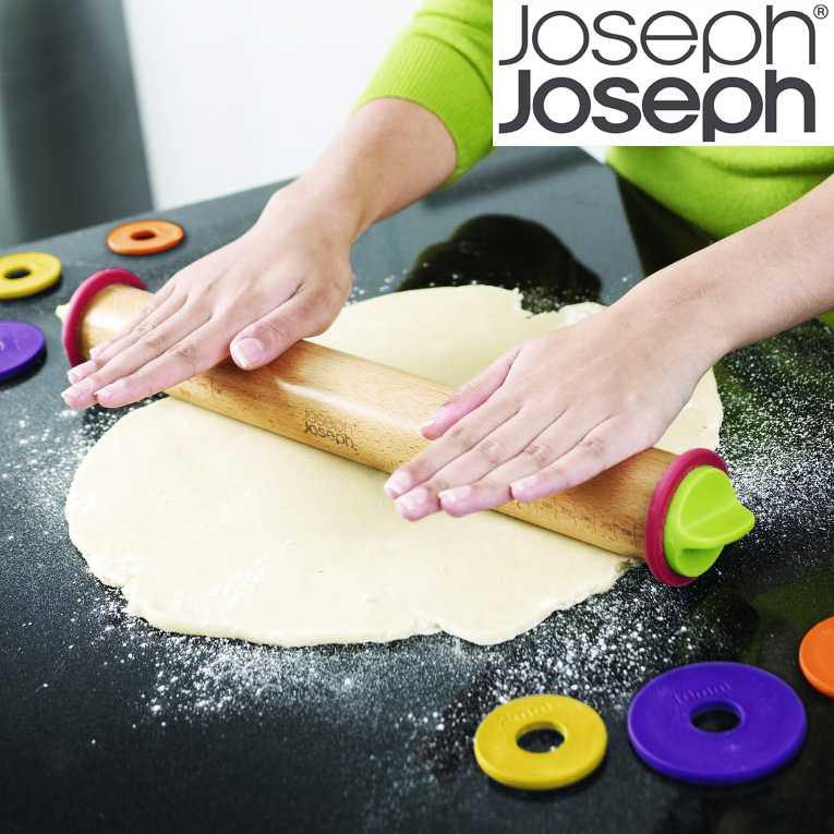 英国进口Joseph 巧妇滚轴擀面杖 擀面棍 烘焙工具面包擀 刻度可调 厨房/烹饪用具 擀面杖 原图主图