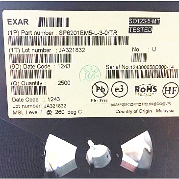 EXAR正品库存货特价出SP6201-3.0