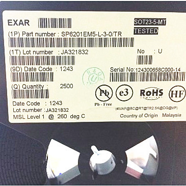 EXAR正品库存货特价出SP6201-3.0