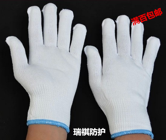 细线手套  劳保手套 纯棉工作手套线手套包邮工作 作训手套