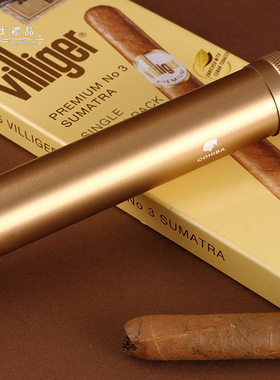 cohiba雪茄烟具管随行密封保湿管古巴进口高希霸雪茄保湿管 包邮