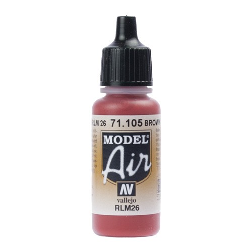 钢铁苍穹 AV喷涂水性漆 71105 RLM26棕色 17ml-封面