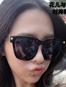 华晨宇许晴同款墨镜陈赫跑男时尚