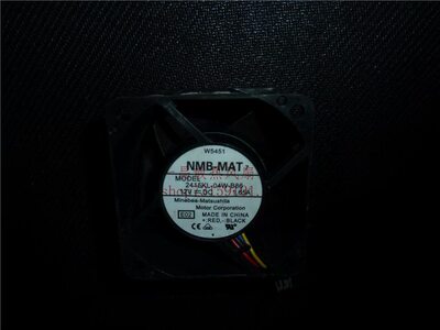 NMB 6038 2415KL-04W-B86 12V 1.65A 4线PWM 双滚珠暴力散热风扇