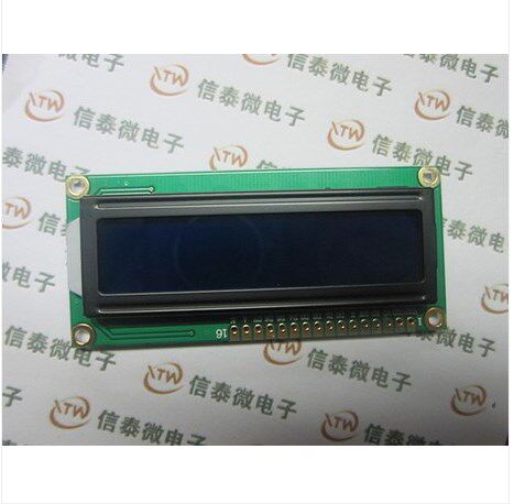蓝屏 1602A 兰屏LCD液晶屏 蓝色 5V 白字体 带背光LCD1602