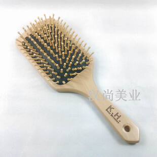 大S推荐木制木针头皮按摩梳 方形板梳气囊梳子