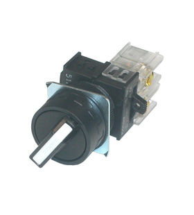 韩国凯昆KACON &Phi;22mm 二位置短柄圆形旋纽选择开关 K22-41K10