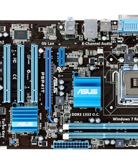 拆机 Asus/华硕P5P41T LE 固态支持双通道775针 DDR3主板