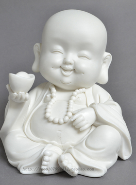 小沙弥摆件工艺品小佛像家居饰品